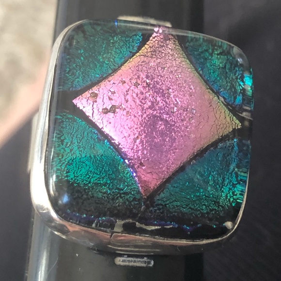 Dichroic Silver Ring - Picture 13 of 14